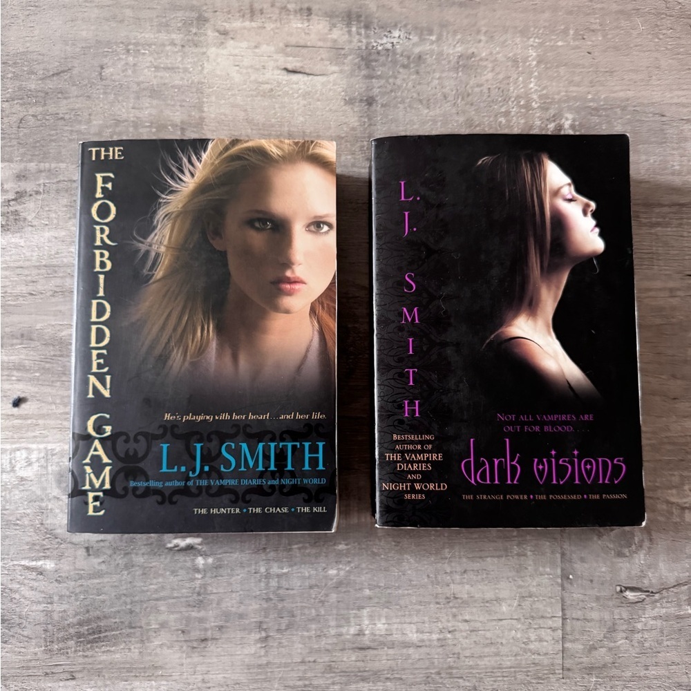 2 L.J. Smith Novels- The Forbidden Game and Dark Visions